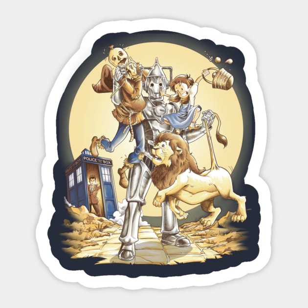 Planet of Oz Sticker by saqman